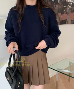 パーカー | 長袖トレーナー レディース トップス 無地 可愛い トレーナー 新作 長袖 スウェット モックネック ハイネック 秋冬 お出かけ コーデ カジュアル ゆったり