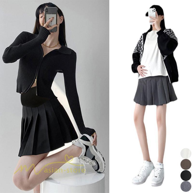 スカート | マタニティレディース ミニ夏 サマー マタニティウェア きれいめ プリーツ可愛い ママ おしゃれ 韓国風 無地 ウエスト調整 上品