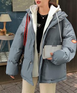 ジャケット・ブルゾン | フーデッド エコダウンジャケット重ね着風