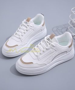 スニーカー | スニーカー　レディース レディースシューズ ローカット 靴 フラットシューズ ぺたんこ ウォーキングシューズ Pu革 美脚 厚底スニーカー 歩きやすい 厚底靴