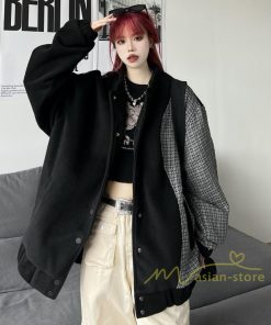 コート・ジャケット | ジャケット レディース アウター 長袖 ブルゾン メンズ スタンドカラージャケット トップス 20代30代 ゆったり 40代50代 オーバー Oversize 羽織り 秋冬