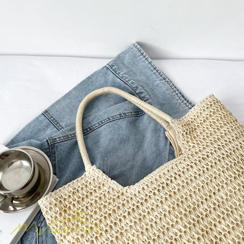 女性用バッグ | カゴバッグ ハンドバッグ ストローバッグ トートバッグ 夏バッグ 手持ち 大きめ 高級感 可愛い おしゃれ かごバッグ 夏 軽量 大容量 手提げ