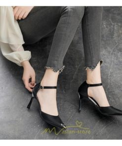 パンプス | ハイヒール ポインテッドトゥ ヒール5cm7cm8.5cm パーティー フォーマル ストラップ ピンヒール 大きいサイズ 歩きやすい 靴 結婚式 パーティ
