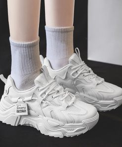 ショートブーツ | 厚底スニーカー レディース 韓国風