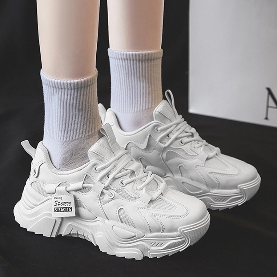 ショートブーツ | 厚底スニーカー レディース 韓国風