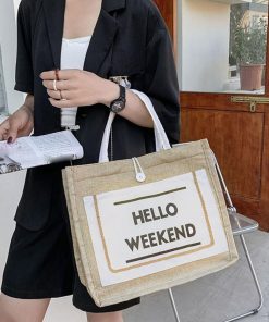 ハンドバッグ | ジュートバッグ 春夏リネン