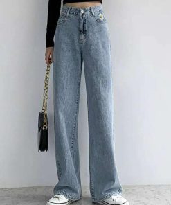 デニム | ヴィンテージライクデニム パンツ ボトムス ハイウエスト シンプル カジュアル レディース