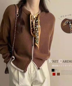 ニット・セーター | 韓国風 ニットカーディガン レディース