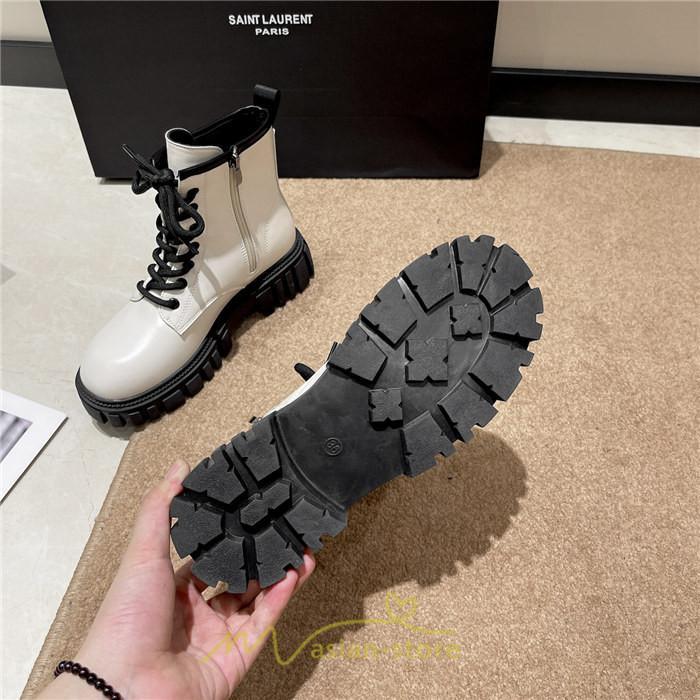 ショートブーツ | ブーツ レディース 黒 低反発 黄色 白 編み上げ 歩きやすい 足が痛くならない 厚底 おしゃれ 春 50代 40代 秋 30代 新作 20代