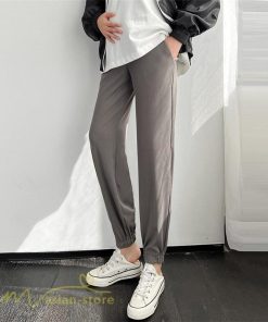 パンツ 、デニム | マタニティウェア レディース マタニティパンツ 着痩せ テーパードパンツ ロング丈 上品 春 夏 秋 無地 ウエスト調整 産前 お出かけ 妊婦服 おしゃれ ゆったり