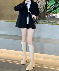 ニーハイブーツ | ロングブーツ レディース 厚底ブーツ韓国