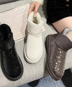 ムートンブーツ | 裏起毛 ショートブーツ