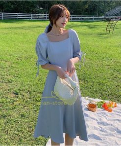 マキシ | ワンピース レディース 春夏 半袖ワンピース 40代 キレイめ ロングワンピース 無地 Aラインワンピース ゆったり 韓国風 着痩せ シンプル カジュアル オシャレ