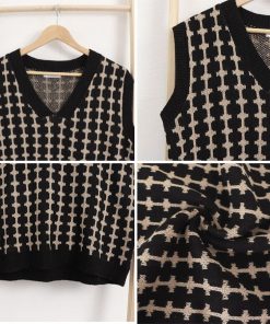 ニット・セーター | ニットベスト Vネック レディースニット