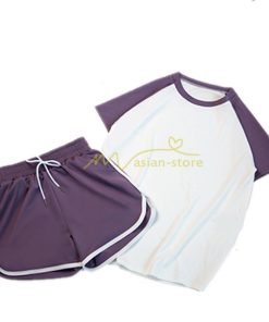 セットアップ | ルームウェア レディース 部屋着 リラックス 上下セット イージーパンツ スポーツスーツ ポケット付 2点 Tシャツ 半袖 ショートパンツ ゴム仕様