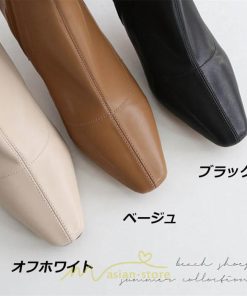 ショートブーツ | ブーツ レディース ショート スクエアトゥ チャンキーヒール ブラック 黒 オフホワイト ベージュ ファスナー 通学 疲れにくい 歩きやすい オフィス 通勤