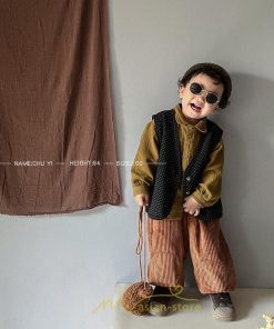 衣装 服 | 子供服 ベスト 子ども服 こども服 キッズ ベビー男の子 女の子 トップス 可愛い 上品 カジュアル 春 秋 冬 綿麻 120 130 110 90 両面着用 80 100