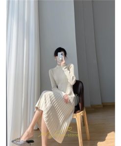 ニットワンピース | ワンピース 秋 秋服 レディース ニット ロングワンピース ロング 長袖 冬 冬服 可愛い フェミニン 20代30代40代50代 上品 送料無料 エレガント 高級感