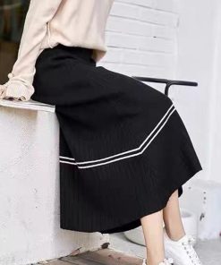 フレアスカート | ニット 着やせ 秋冬