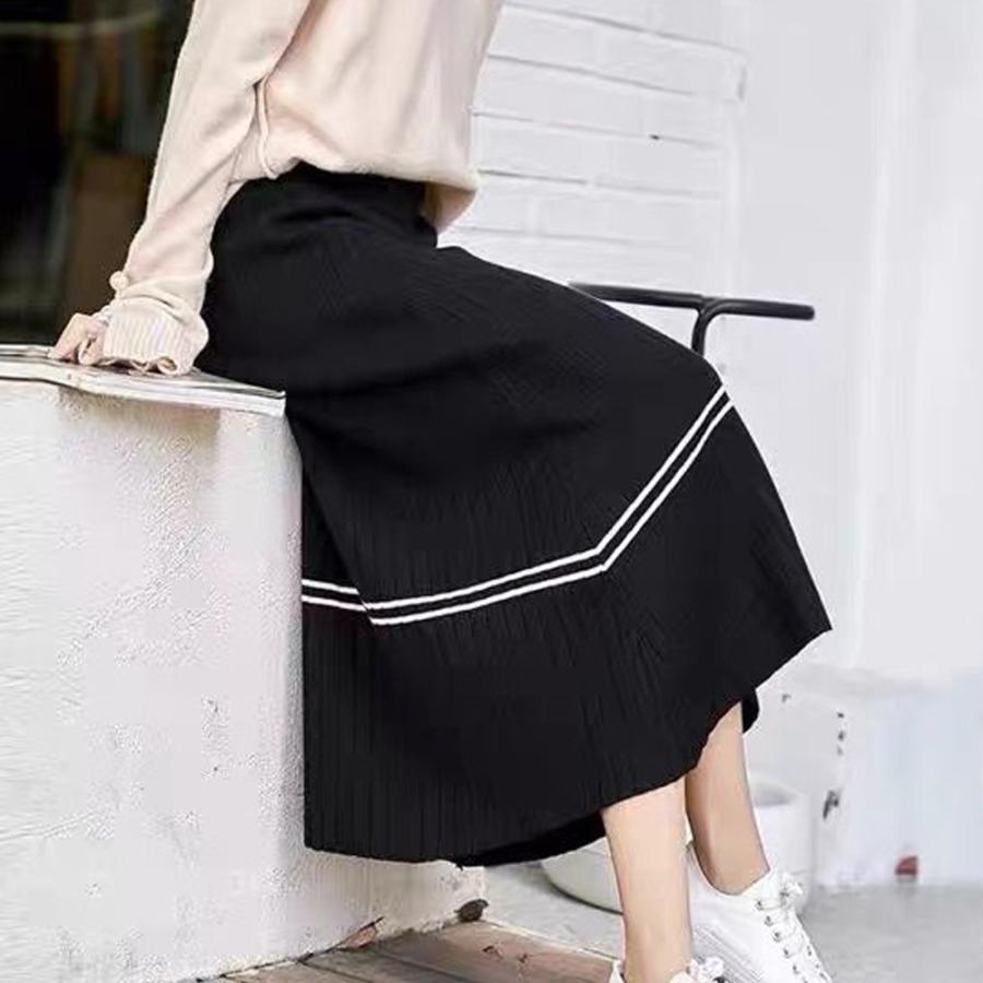 フレアスカート | ニット 着やせ 秋冬