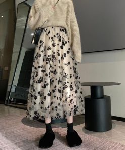 フレアスカート | チュールスカート 春秋夏冬 2層チュール