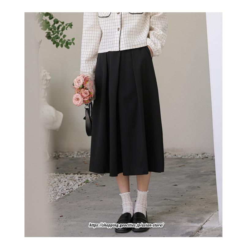 スカート | ロングきれいめ レディース ロング丈 女子会 デート 20代 30代 40代 50代 秋 冬 細見え ハイウエスト お出かけ 高見え あったか