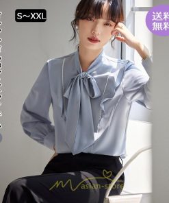 シャツ・ブラウス | ブラウス シャツ レディース 40代 上品 ブラウス きれいめ 通勤 OL ビジネス ゆったり リボン 蝶結び 20代30代40代50代 キレイめ 秋服 オフィス