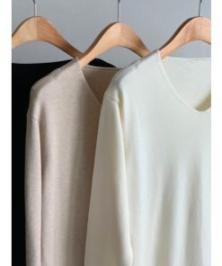 ニットワンピース | ワンピース 秋冬 ロングワンピース ミモレ丈 無地 ゆったり 体型カバー 柔らか 大人 長袖 20代30代 セーター Vネック アウター ニット 50代