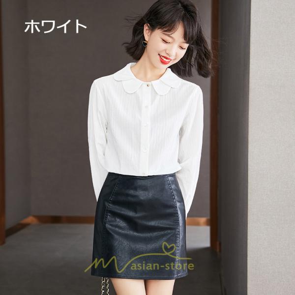 シャツ・ブラウス | ブラウス レディース オフィス 白 フォーマル 長袖 おしゃれ シャツ カジュアル 制服 レギュラー 就職活動 通勤 リクルート 高級感 面接 お仕事