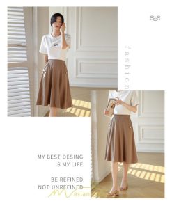 スカート | ひざ丈 レディース フレアミディアム春 秋 冬 大人 体型カバー 20代 30代 40代 OL ママ お出かけ デート 通勤 フェミニン 母