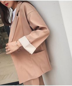 パンツスーツ | レディース 秋 春 テーラードジャケット カジュアルスーツ 30代40代 ゆったり 制服 OL フォーマル 事務服 オフィス