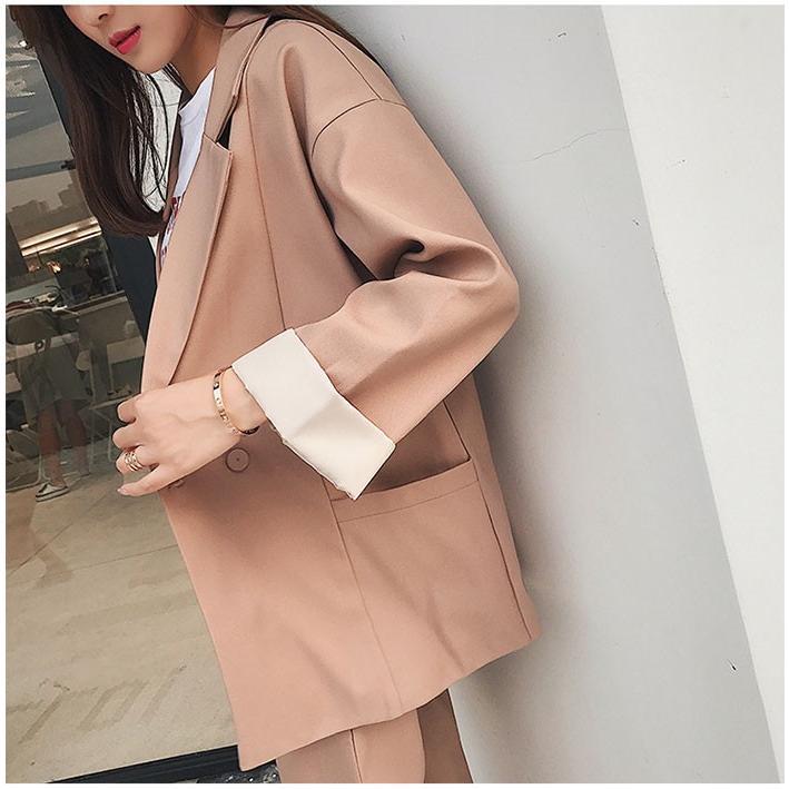 パンツスーツ | レディース 秋 春 テーラードジャケット カジュアルスーツ 30代40代 ゆったり 制服 OL フォーマル 事務服 オフィス