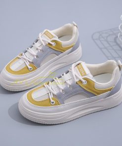 スニーカー | スニーカー　レディース レディースシューズ ローカット 靴 フラットシューズ ぺたんこ ウォーキングシューズ 厚底スニーカー Pu革 厚底靴 歩きやすい 美脚