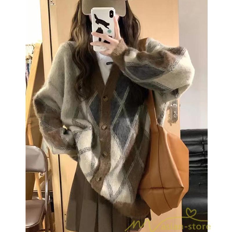 カーディガン | ニットレディース 2022秋冬 羽織り ニット アウター セーター フロントボタン 長袖 通学通勤 秋ニット 大人 トップス 20代50代