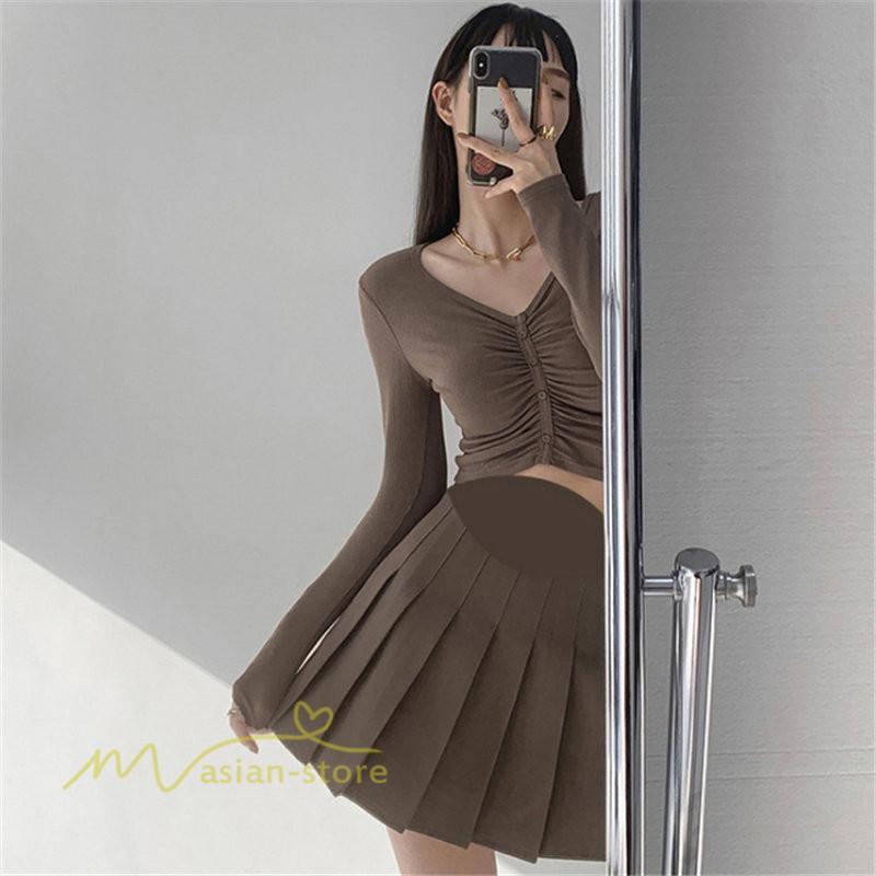 スカート | マタニティレディース ミニ夏 サマー マタニティウェア きれいめ プリーツ可愛い ママ おしゃれ 韓国風 無地 ウエスト調整 上品