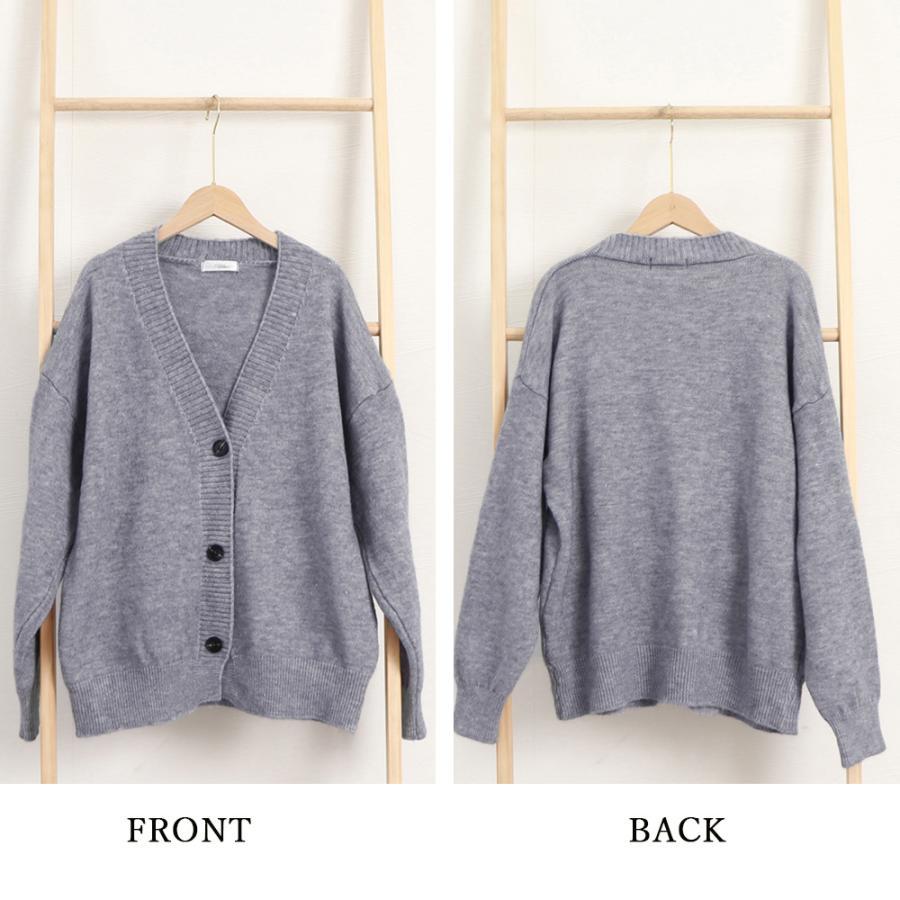 カーディガン | ニットレディース 中厚手