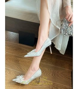 パンプス | 痛くない 4cm6cm8cm10cmヒール レディース ハイヒール 美脚 ポインテッドトゥシルバー シャンパン大きいサイズ 春 新作 披露宴 お出かけ 夏 結婚式