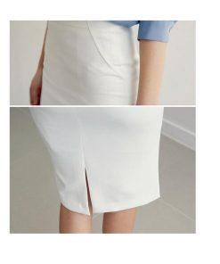 スカート | タイトスリット セクシーAライン 通勤 ハイウエスト 無地 レディース オフィス OL 膝丈大きいサイズ