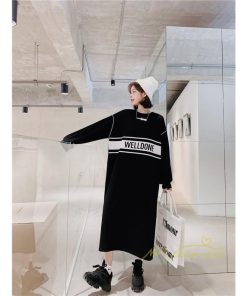 マキシ | 黒ワンピース 長袖ワンピース 秋物 レディース ロングワンピース ゆったり 大きいサイズ 裾スリット 30代40代 大人 ワンピース かわいい 通学通勤 20代50代