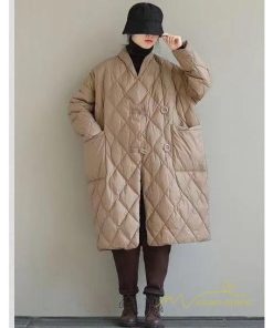 ダウンジャケット コート | キルティングコート ロングコート レディース アウター 防寒 ダウン 中綿 秋 冬アウター 長袖 冬服 キルティングジャケット 大きめ ゆったり 立てネック