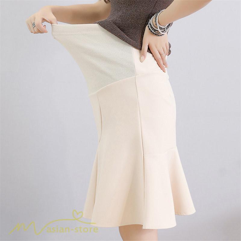 スカート | マタニティ韓国風 レディース マタニティウェア おしゃれ ゆったり 着痩せ 産前 マタニティウェア 膝丈 お出かけ 上品 サマー 夏服