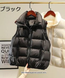 コート・ジャケット | 中綿ベスト レディース ダウンベスト 痩せ着 シンプル ショート丈 ダウンコート 秋 冬 アウター おしゃれ 暖かい 2022新作 大きいサイズ 防寒着