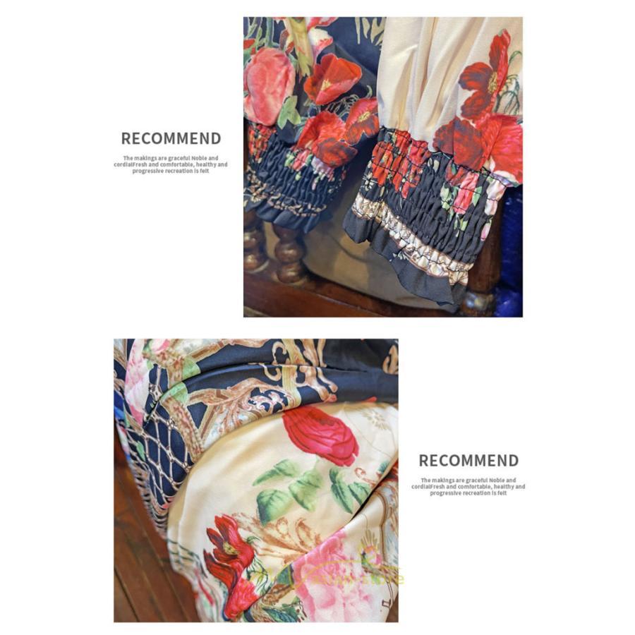 マキシ | マキシワンピース レディース ロング丈 大人 ワンピ 花柄 夏秋 Vネック カジュアル 着やせ きれいめ 撮影 人気 二次会 パーティー 通気 ゆったり 夏秋服