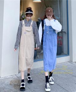 オーバーオール サロペット | サロペットスカート ロングスカート オーバーオール ジャンパースカート デニムスカート レディース キュート ゆったり カジュアル 着痩せ お出かけ シルエット