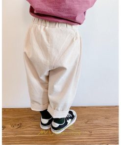 衣装 服 | 子供服 子ども服 こども服 キッズ ベビー 男の子 女の子 長ズボン ズボン パンツ ボトムス 可愛い 上品 カジュアル コットン 高品質 秋 春 男女兼用 ナチュラル