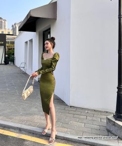 タイト | ワンピースタイトワンピース長袖 上品 セクシー高級感 ワンピース タイトワンピース ヒップアップ スリム 美ライン エレガント お呼ばれ シルエット