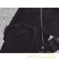 在庫ある | チェスターコート レディース トレンチコート ロングコート アウター 秋冬 黒コート ミモレ丈 長袖 コート 秋物 シンプル エレガント 無地 オフィス 通学通勤