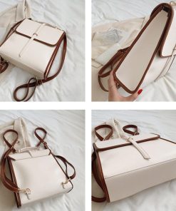 ハンドバッグ | 韓国風 リュックサック黒 レディース