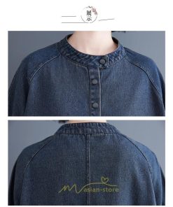 パーカー | デニム デニムレディース プルオーバー フード トレーナー チュニック ワンピース マタニティ 秋 冬 デニムワンピース 大きいサイズ