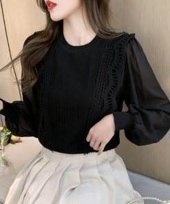 シャツ・ブラウス | ブラウストップス プルオーバー 異素材